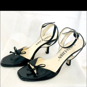 Black Heel Sandals Size 8
